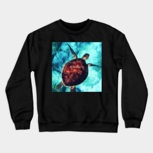 turtle Ocean photography Crewneck Sweatshirt